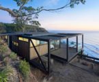 The residence on the rocky coast in Chile
