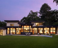 The restoration of the private residence in Chestnut Hill, Massachusetts