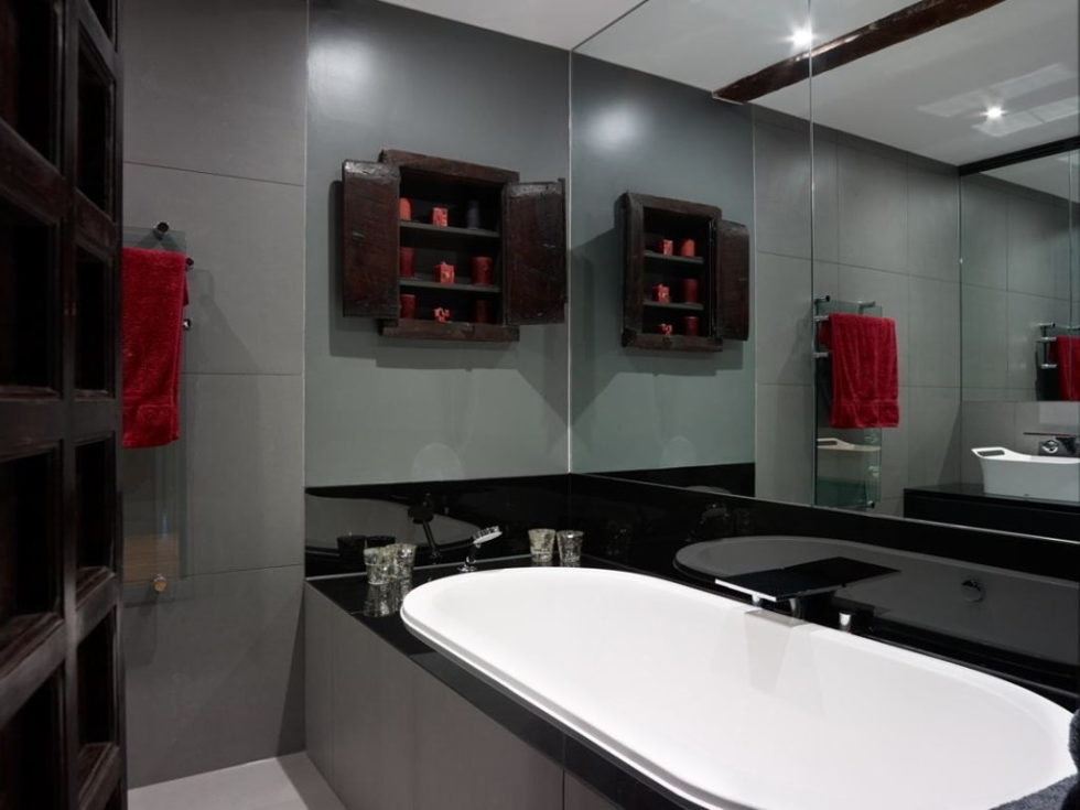 Old brick warehouse London bathroom