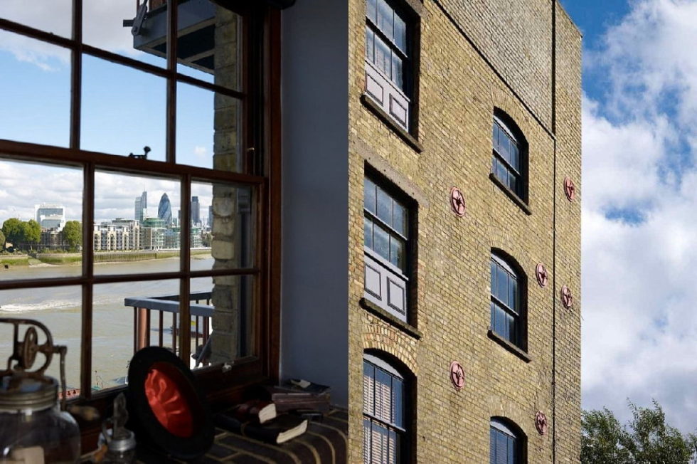 Old brick warehouse London views