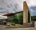 The elegant house in the picturesque hillside in Texas