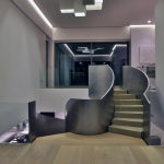 The modern five bedroom house in Madrid