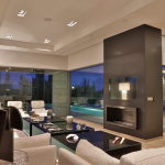 The modern five bedroom house in Madrid