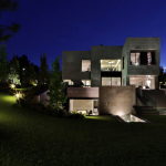 The modern five bedroom house in Madrid