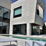 The modern five bedroom house in Madrid