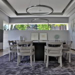The modern five bedroom house in Madrid