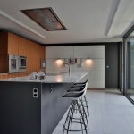 The modern five bedroom house in Madrid