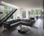 The cozy house with the garden in Ottawa city from the Kariouk Associates studio