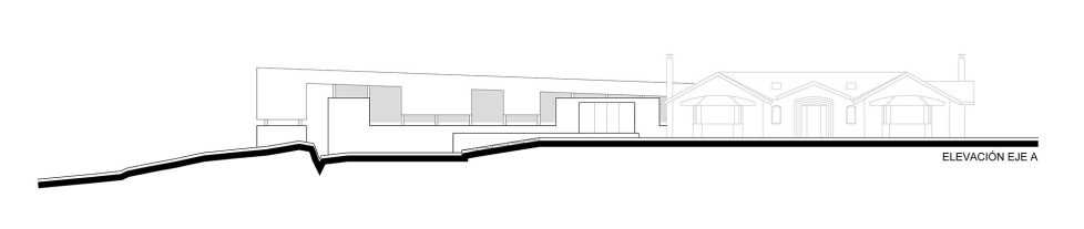 Rumilahua House Villa Among Volcanos In Ecuador, From Emilio Lopez Herrera и Luis Lopez - Elevation Axis A