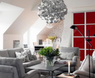 The apartment in Sweden as an example of the Scandinavian style