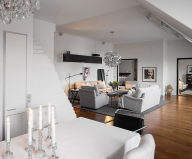 The apartment in Sweden as an example of the Scandinavian style