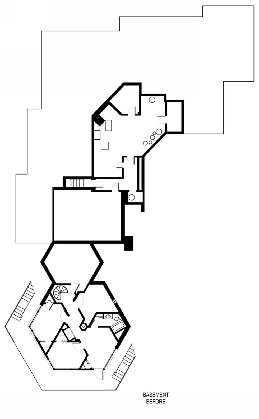 Difficult Run Family House Reconstruction in Virginia Upon The Project Of Robert M. Gurney Architect - Plan 1
