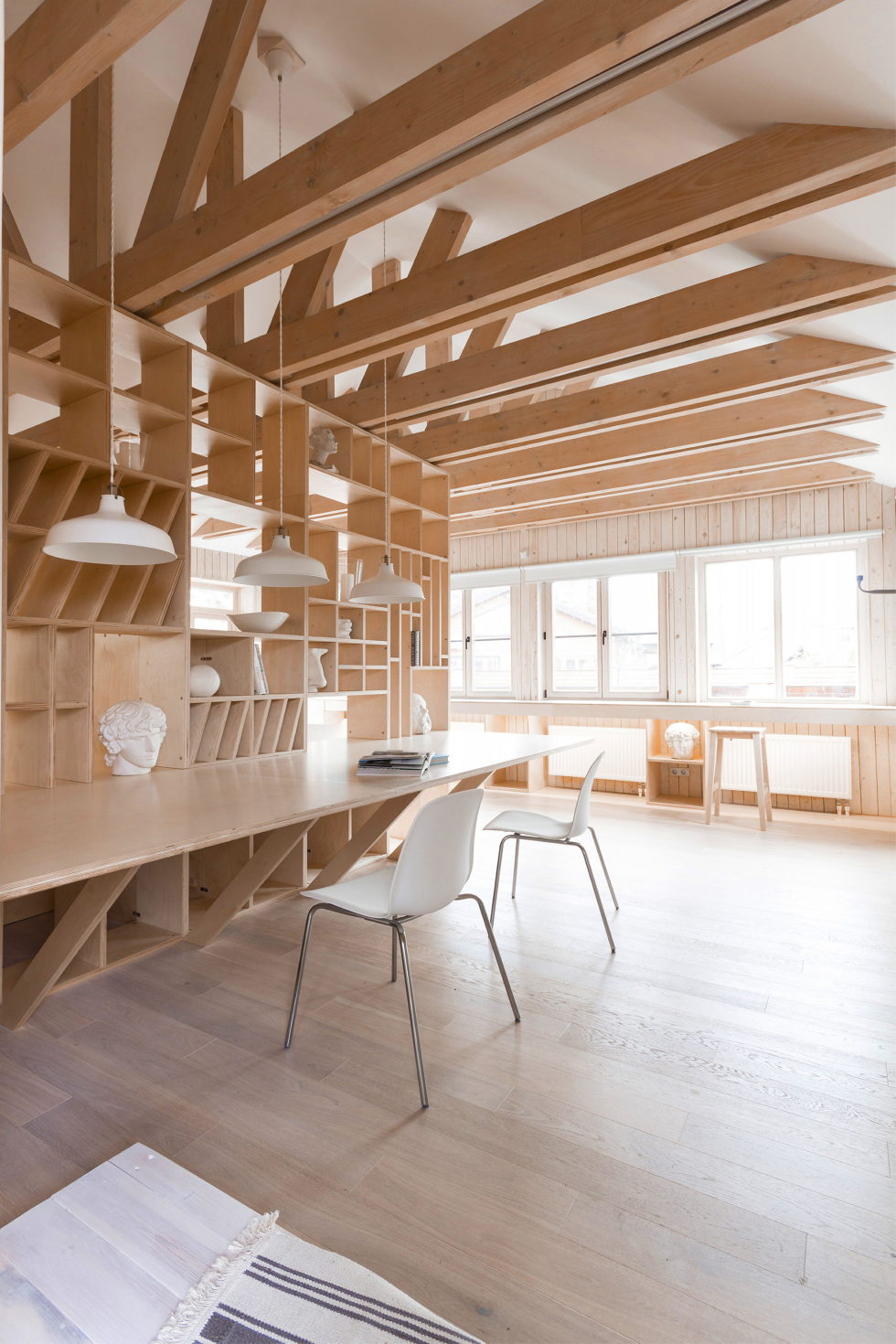 The studio for an architect in the garage from the Ruetemple 1