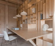 The studio for an architect in the garage from the Ruetemple