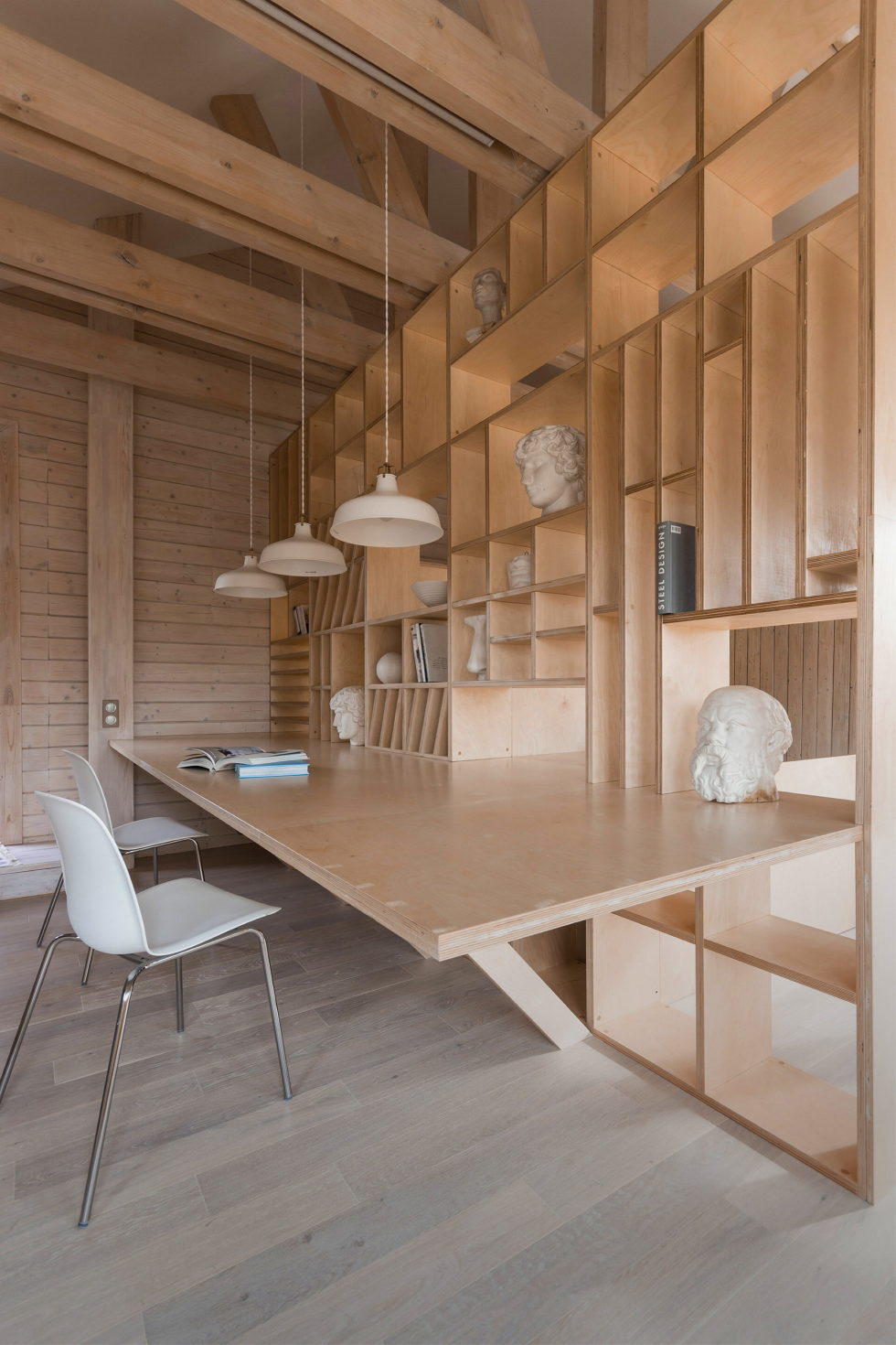 The studio for an architect in the garage from the Ruetemple 10