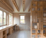 The studio for an architect in the garage from the Ruetemple