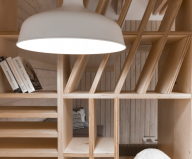 The studio for an architect in the garage from the Ruetemple