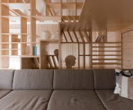 The studio for an architect in the garage from the Ruetemple