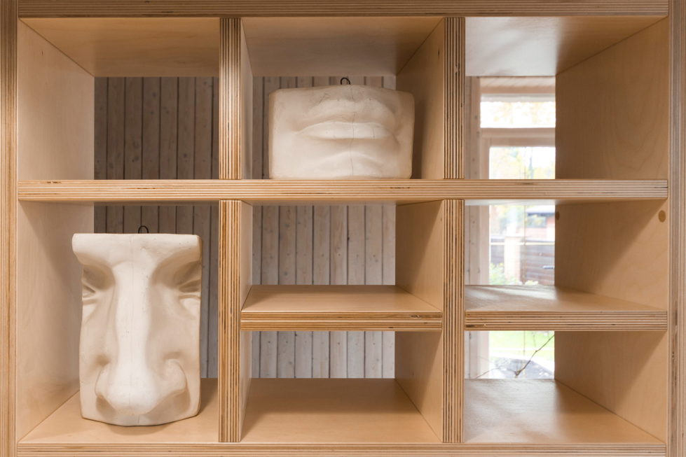 The studio for an architect in the garage from the Ruetemple 17