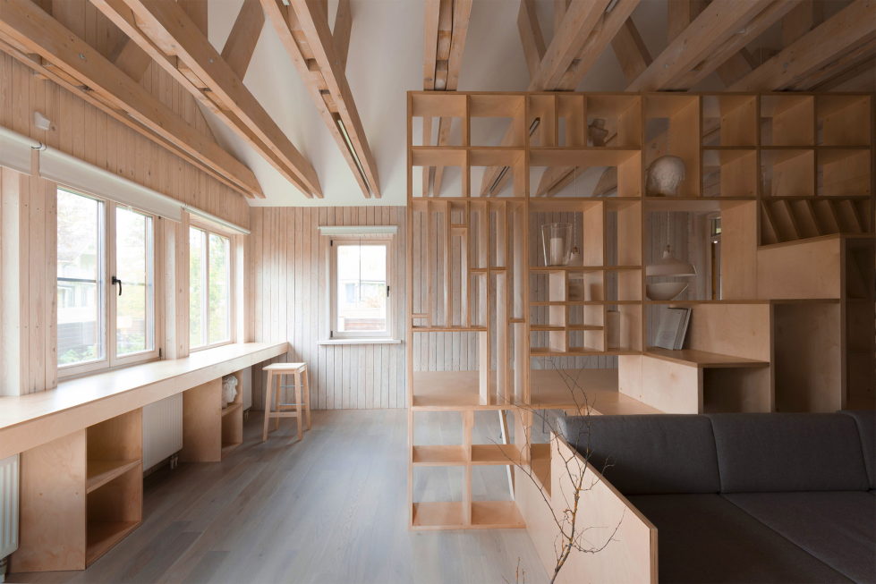 The studio for an architect in the garage from the Ruetemple 3
