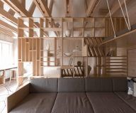 The studio for an architect in the garage from the Ruetemple