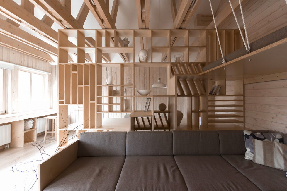 The studio for an architect in the garage from the Ruetemple 4