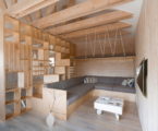 The studio for an architect in the garage from the Ruetemple