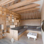 The studio for an architect in the garage from the Ruetemple