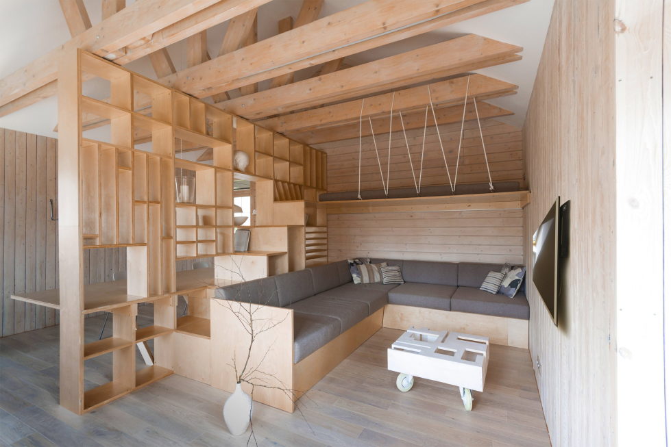 The studio for an architect in the garage from the Ruetemple 5