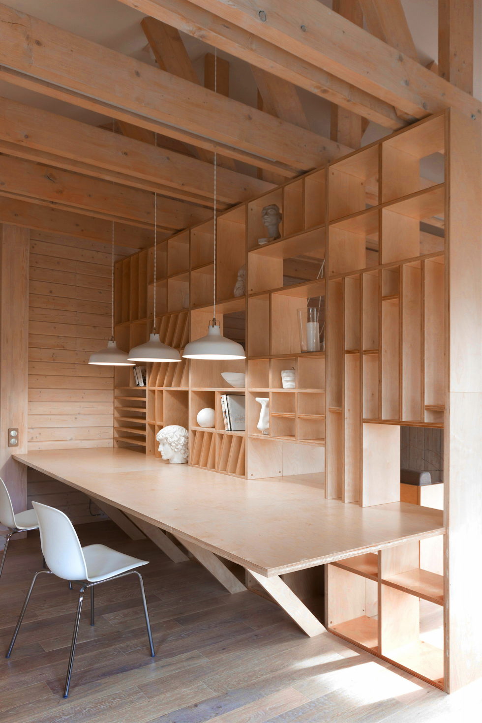 The studio for an architect in the garage from the Ruetemple 6