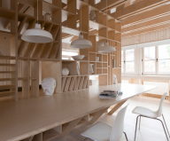The studio for an architect in the garage from the Ruetemple