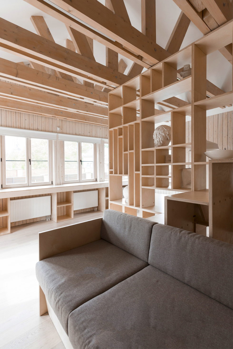 The studio for an architect in the garage from the Ruetemple 9