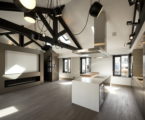 Luxury attic apartment in Paris from the MYSPACEPLANNER studio