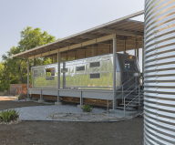 The House Made Of Aluminum Trailer In Texas From Andrew Hinman Architecture