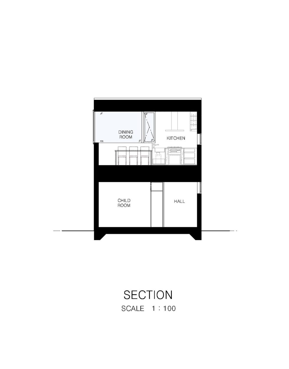 The Wave house by the APOLLO Architects & Associates studio - Section 2
