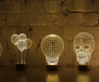 Three dimensionalLEDluminairesfromStudioCheha