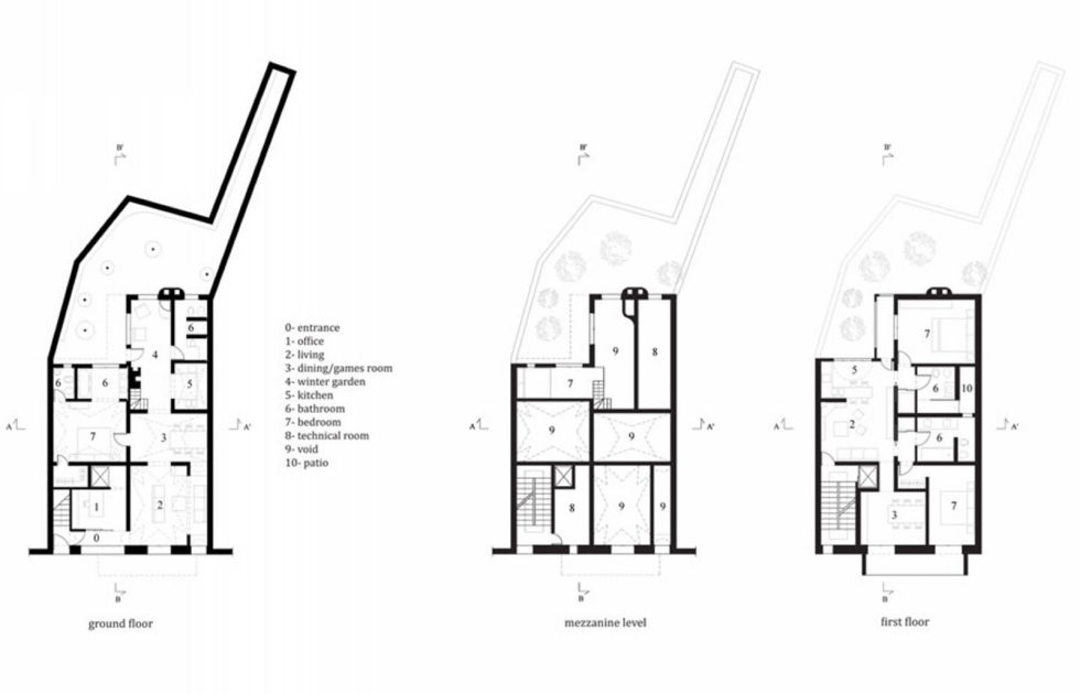 Italian House With A Fabulous Back-Yard Garden Plan 2