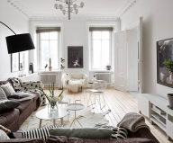Scandinavian Interior Style A Spacious Flat In Goteborg 1
