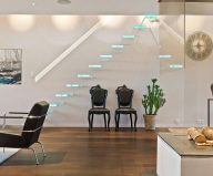 The apartment of 150 square meters on the attic in Stockholm 3