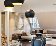 The apartment of 150 square meters on the attic in Stockholm 4