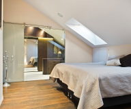 The apartment of 150 square meters on the attic in Stockholm 7