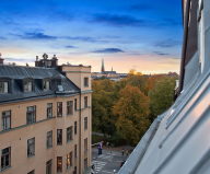 The apartment of 150 square meters on the attic in Stockholm 9