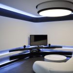 The living room in the High tech style