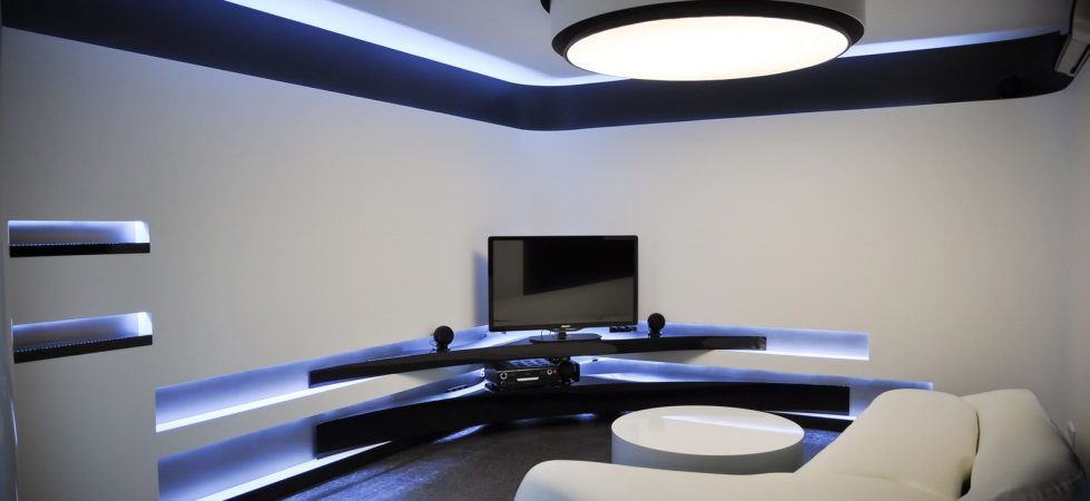 The living room in the High tech style