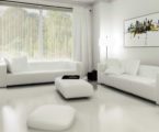 Living Room White Curtains Ideas