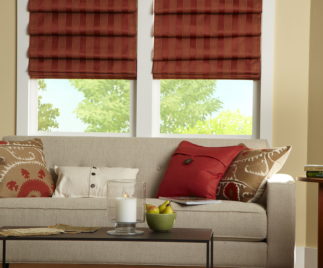 Living room curtains Roman style 7