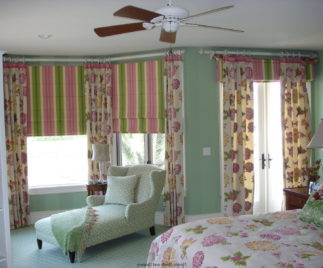 Living room curtains Roman style 8