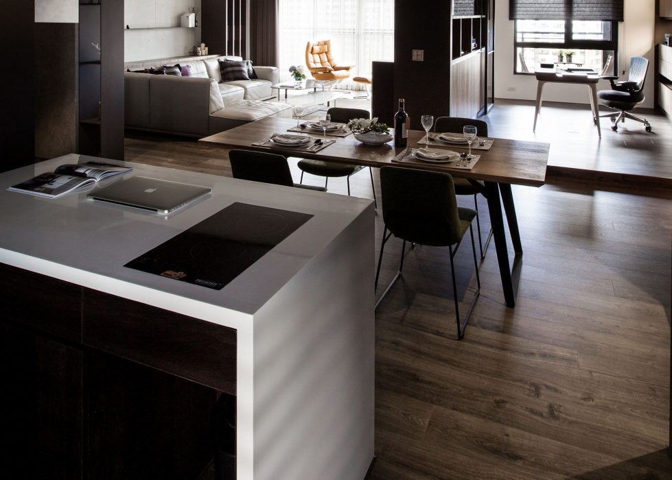 Modern Apartments In The Minimalism Style At Taiwan 12