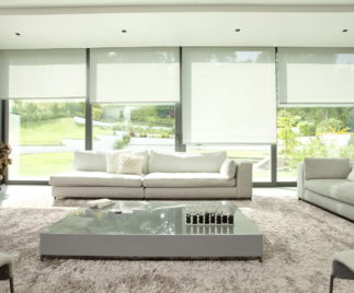 Roller curtains living room ideas 2