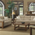 The Country Style – Beige and Brown colors Living room